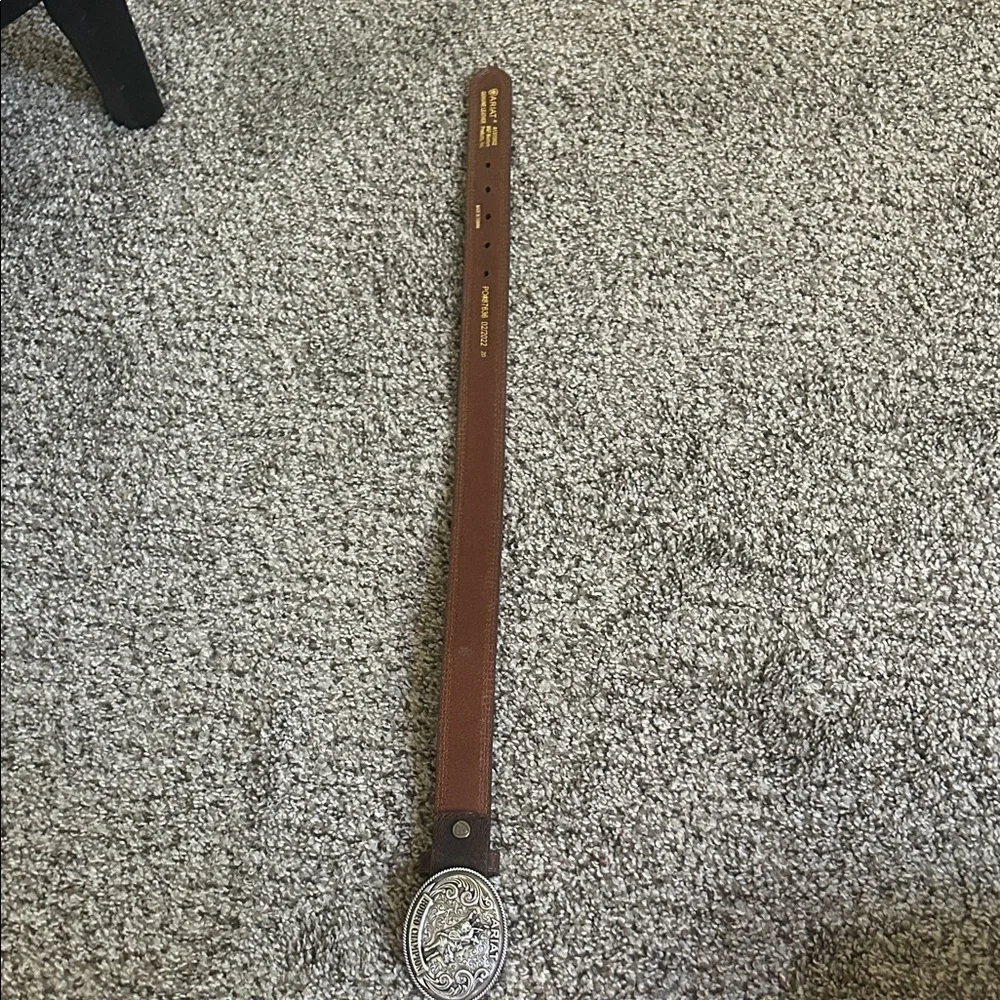 Ariat Brown Leather Belt